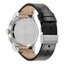 Salvatore Ferragamo 1927 Chrono Analog Black Dial Black Leather Strap Watch for Men - SFKZ00123
