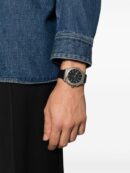 Salvatore Ferragamo 1927 Chrono Analog Black Dial Black Leather Strap Watch for Men - SFKZ00123