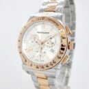 Salvatore Ferragamo 1927 Chrono Silver Dial Two Tone Steel Strap Watch for Men - SFKZ00623
