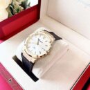 Salvatore Ferragamo Classic White Dial Brown Leather Strap Watch for Men - SFDT00819