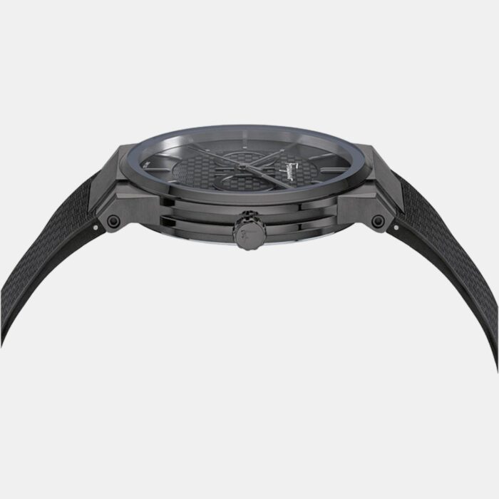 Salvatore Ferragamo Contemporary Sapphire Black Dial Black Silicone Strap Watch for Men - SFHP00320 - Image 5