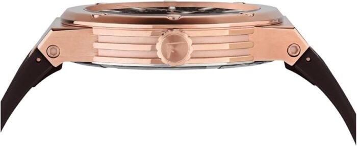 Salvatore Ferragamo F-80 Black Dial Black Rubber Strap Watch for Men - SFHY02522 - Image 4