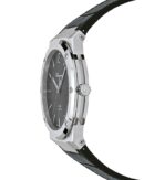 Salvatore Ferragamo F-80 Classic Black Dial Black Leather Strap Watch for Men - SFDT00219