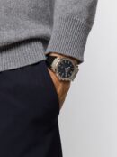 Salvatore Ferragamo F-80 Classic Black Dial Black Leather Strap Watch for Men - SFDT00219