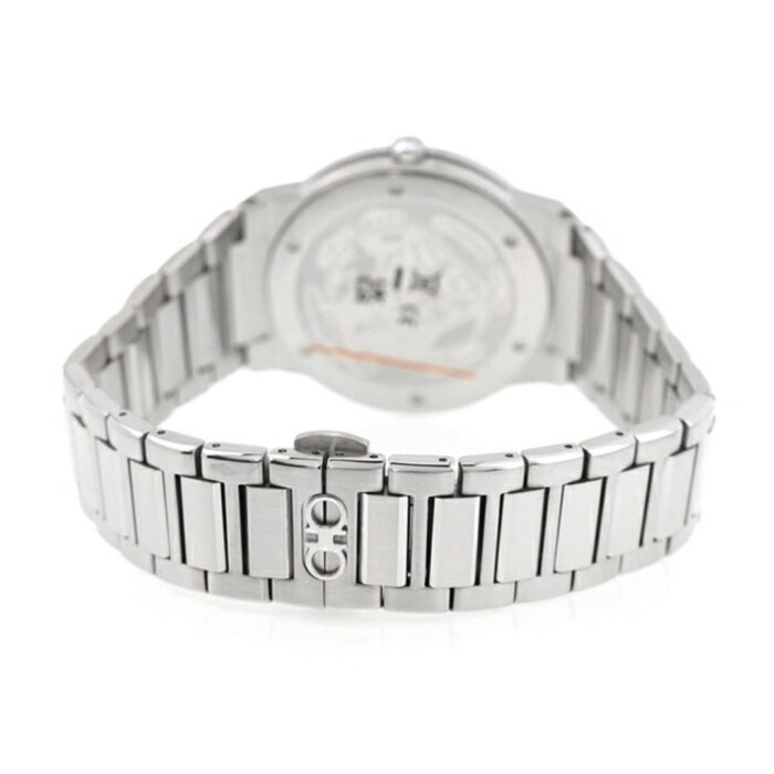 Salvatore Ferragamo F-80 Classic Silver Dial Silver Steel Strap Watch for Men - SFDT02223 - Image 5