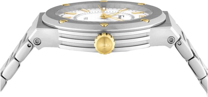 Salvatore Ferragamo F-80 Classic Silver Dial Silver Steel Strap Watch for Men - SFHY02922 - Image 3