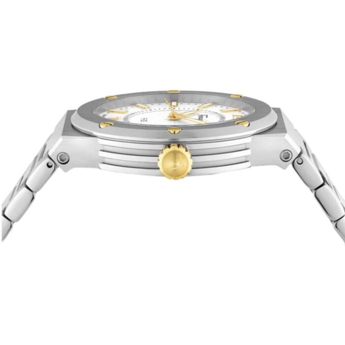 Salvatore Ferragamo F-80 Classic Silver Dial Silver Steel Strap Watch for Men - SFHY02922 - Image 4