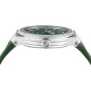 Salvatore Ferragamo F-80 Green Dial Green Rubber Strap Watch for Men - SFHY02722