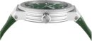 Salvatore Ferragamo F-80 Green Dial Green Rubber Strap Watch for Men - SFHY02722