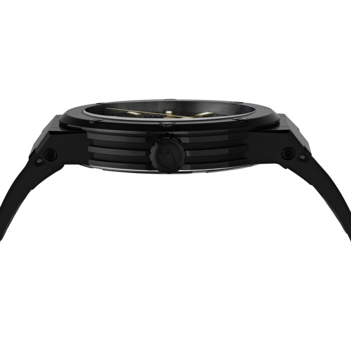 Salvatore Ferragamo F-80 Quartz Black Dial Black Rubber Strap Watch for Men - SFHY01622 - Image 3
