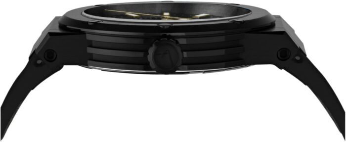 Salvatore Ferragamo F-80 Quartz Black Dial Black Rubber Strap Watch for Men - SFHY01622 - Image 4