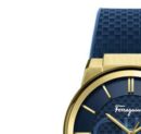 Salvatore Ferragamo Sapphire Blue Dial Blue Rubber Strap Watch for Men - SFHP00220