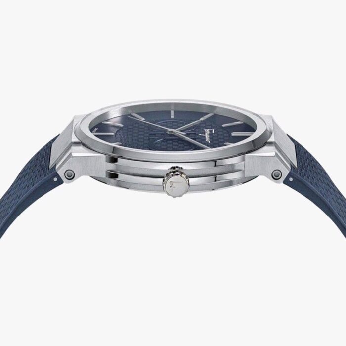 Salvatore Ferragamo Sapphire Blue Dial Blue Silicone Strap Watch for Men - SFHP00120 - Image 5