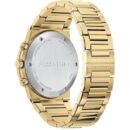 Salvatore Ferragamo Sapphire Chrono Black Dial Gold Steel Strap Watch for Men - SFME01323