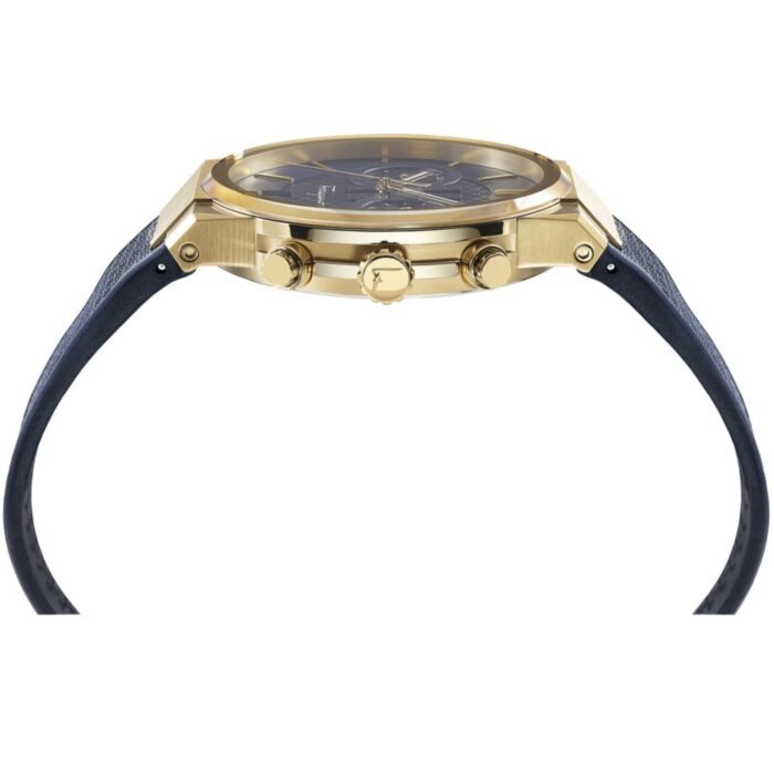 Salvatore Ferragamo Sapphire Chronograph Blue Dial Blue Silicone Strap Watch for Men - SFME00221 - Image 6