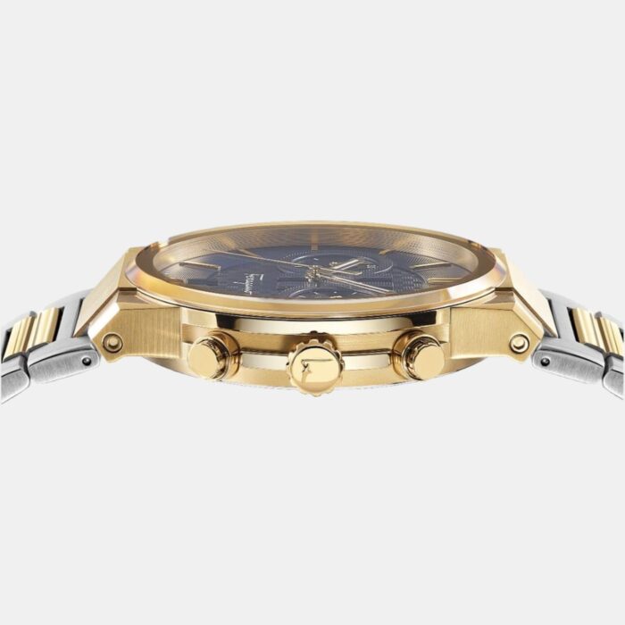 Salvatore Ferragamo Sapphire Chronograph Blue Dial Two Tone Steel Strap Watch for Men - SFME00521 - Image 7