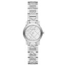 Burberry Ladies The City Engraved Silver 26mm Watch - BU9233