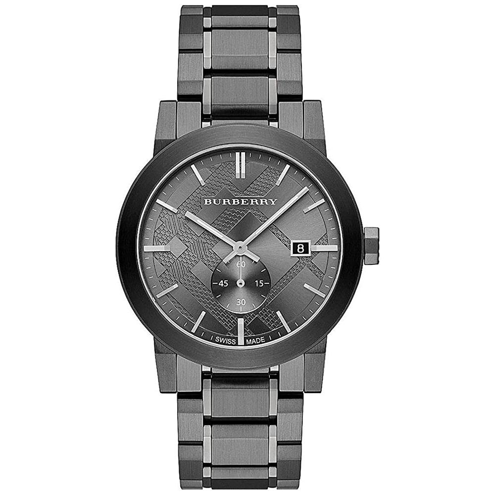 Burberry Men's Gunmetal Grey Chronograph 42mm Watch - BU9902