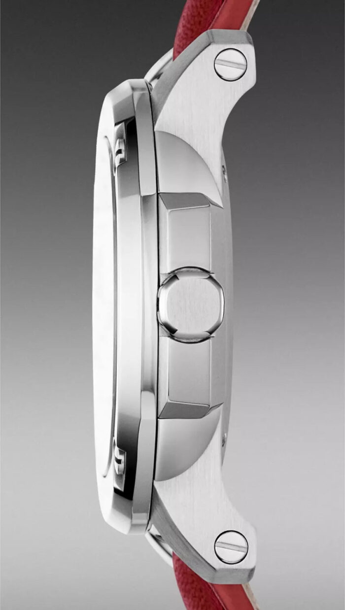Burberry Brit The Britain White Dial Red Leather Strap Watch for Women - BBY1705 - Image 3