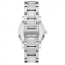 Burberry Ladies Watch 34mm Check Stamped Silver - BU9125