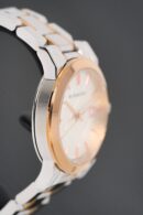 Burberry Ladies Watch Check Stamped Two Tone 34mm - BU9105