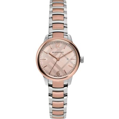 Burberry Ladies Watch Swiss Classic Two Tone - BU10117