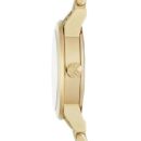 Burberry Ladies Watch The City 26mm Engraved Check Gold - BU9234