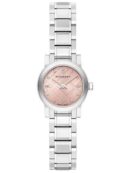 Burberry Ladies Watch The City Check Diamonds Pink - BU9223