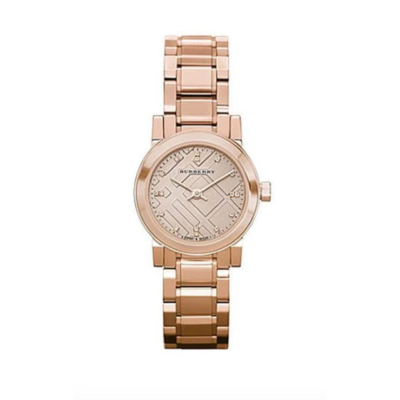 Burberry Ladies Watch The City Diamonds 26mm Rose Gold - BU9215