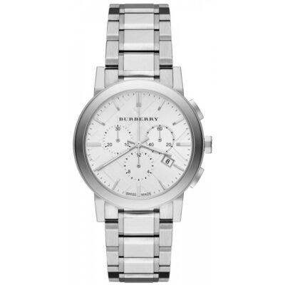 Burberry Men's Watch Chronograph 40mm Silver - BU9750