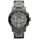 Burberry Men's Watch Chronograph 42mm The City Gunmetal Grey - BU9381