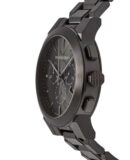 Burberry Men's Watch Chronograph The City 42mm Black PVD - BU9354
