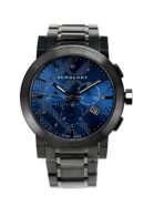 Burberry Men's Watch Chronograph The City 42mm Gun Metal - BU9365