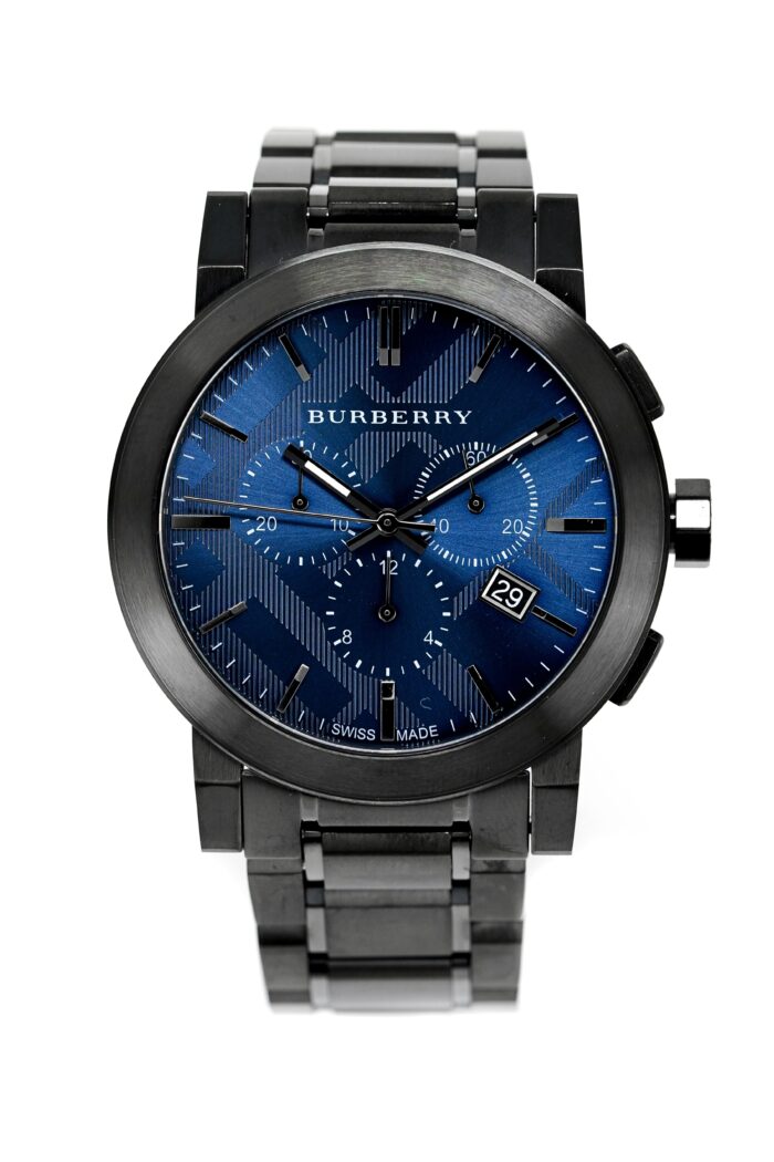Burberry Men's Watch Chronograph The City 42mm Gun Metal - BU9365 - Image 7