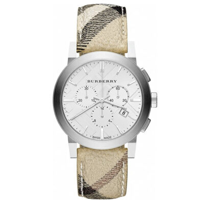 Burberry Men's Watch Chronograph The City 42mm Nova Check - BU9360