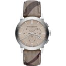 Burberry Men's Watch Chronograph The City Smoke Check - BU9361