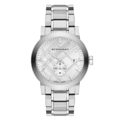 Burberry Men's Watch The City 42mm Silver - BU9900