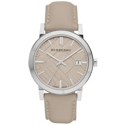 Burberry Men's Watch The City Check Champagne - BU9010
