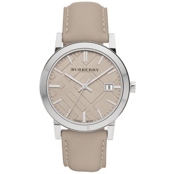 Burberry Men's Watch The City Check Champagne - BU9010