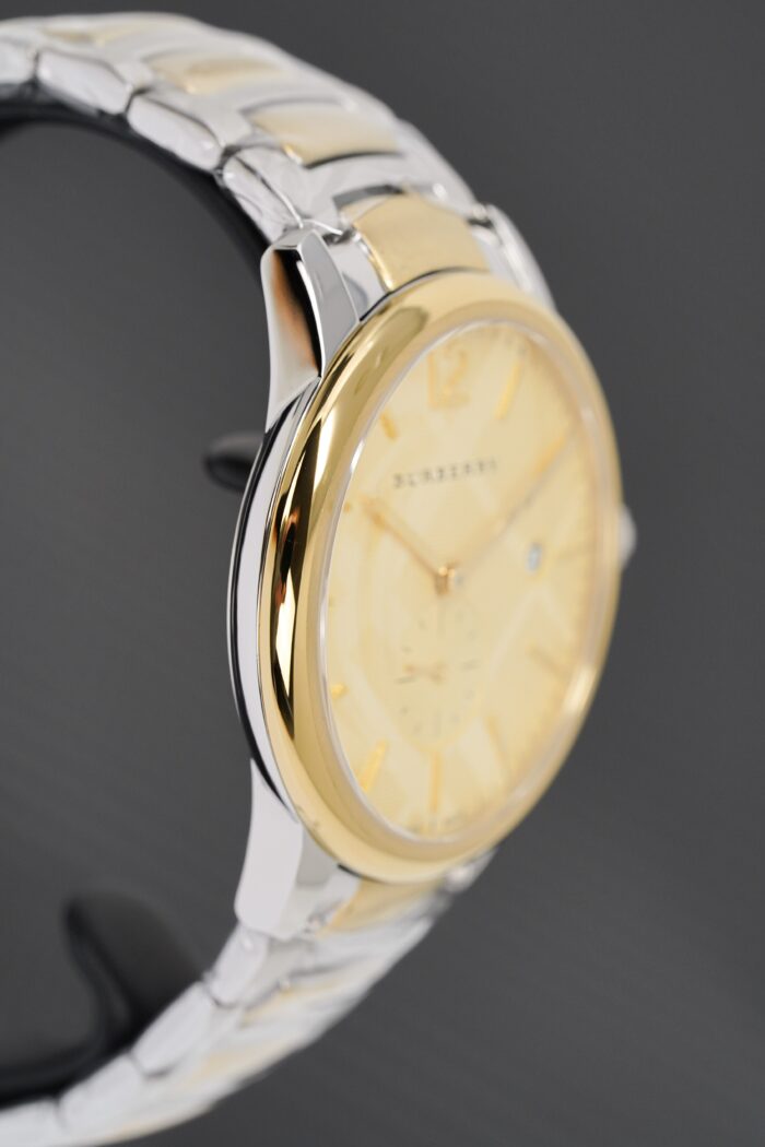 Burberry Men's Watch The Classic 40mm Two Tone Gold - BU10011 - Image 3
