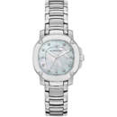 Burberry The Britain Diamonds Mother of Pearl Dial Silver Steel Strap Watch for Women - BBY1804