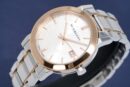 Burberry Unisex Watch The City 38mm Two Tone Rose Gold - BU9006