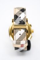 Burberry Watch Haymarket Chronograph Gold 38mm - BU9752