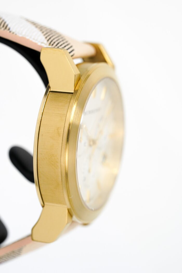 Burberry Watch Haymarket Chronograph Gold 38mm - BU9752 - Image 4