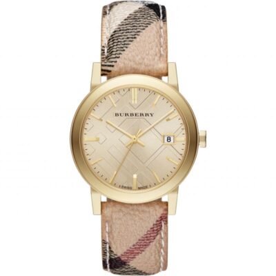 Burberry Watch The City Haymarket Yellow Gold 38mm - BU9026