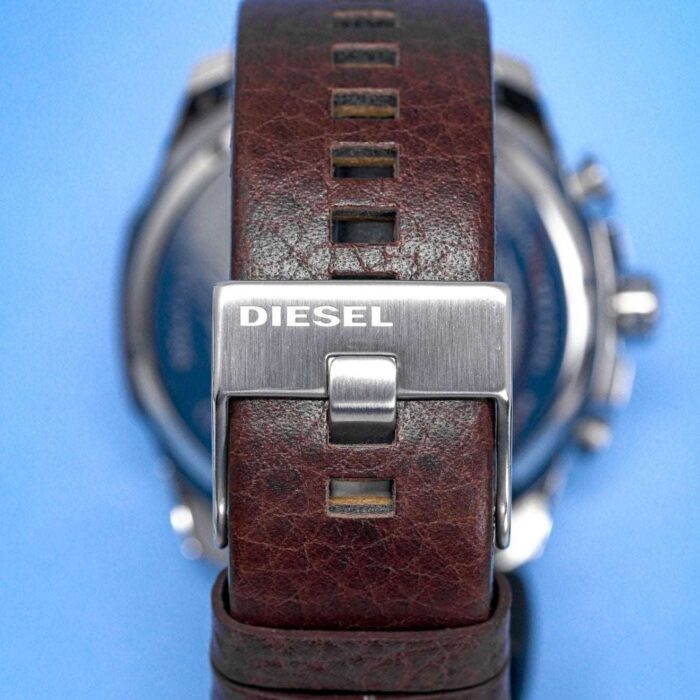 Diesel Men's Chronograph Mega Chief Blue Brown Watch - DZ4281 - Image 4