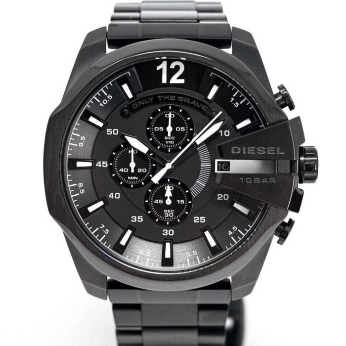 Diesel Men's Chronograph Mega Chief Black PVD Watch - DZ4283 - Image 4