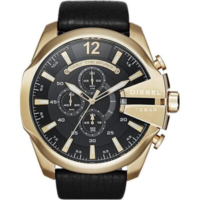 Diesel Men's Gold Mega Chief Chronograph Watch - DZ4344