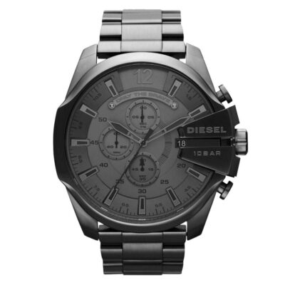 Diesel Men's Mega Chief Black Chronograph Watch - DZ4355