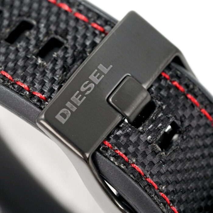 Diesel Men's Chronograph Mega Chief Black Grey Watch - DZ4512 - Image 7